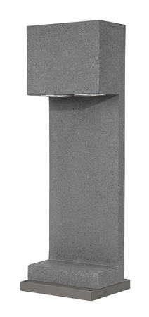 Luces Exclusivas lampa stojąca zewnętrzna LED Acajale GU10 2x10W IP65 wys. 60 cm szara LE73579