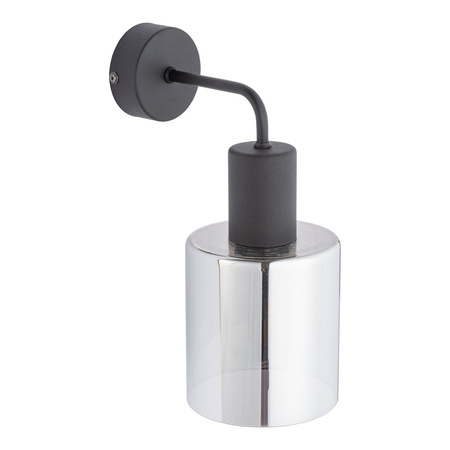 TK Lighting kinkiet Sierra 1xE27 czarno/dymiony 6652