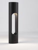 Luces Exclusivas lampa stojąca zewnętrzna LED Acatla Ø 8 cm 12W 372lm 3000K wys. 36 cm czarna LE73504