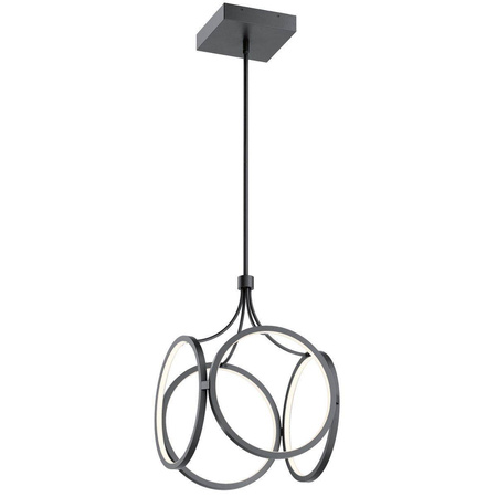 Quintiesse lampa wisząca LED Ciri 45W 1682lm 3000K czarna QN-CIRI-P-MBK