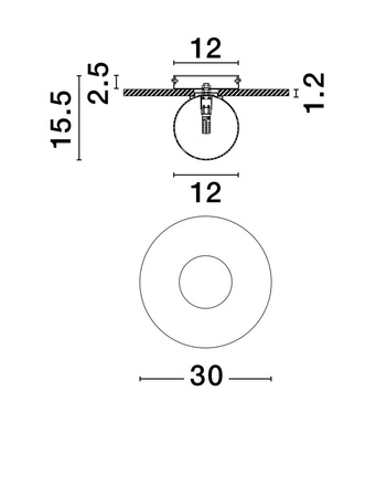 Luces Exclusivas lampa sufitowa LED Juanjui Ø 30 cm G9 1x5W IP20 biała LE44852