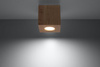 Sollux plafon Quad GU10 naturalne drewno SL.0493