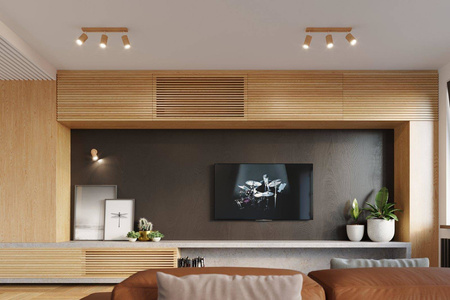 Sollux plafon (reflektorek) Berg 4 4xGU10 drewniany SL.1042