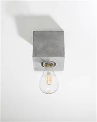 Sollux plafon Abel E27 betonowy SL.0681