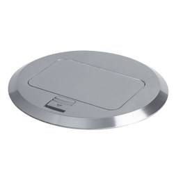 Kanlux puszka podłogowa Biuro+ 04-0042-100 aluminiowa Ø15cm 28311