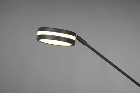 Trio lampa podłogowa LED Franklin 35W 4100lm + 6,5W 650lm 2700/3200/4000K antracytowa ściemnialna 181cm 426510242