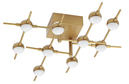 Luces Exclusivas plafon LED Azul 10x(2,4W 168lm 3000K) 24W 1680lm złoty LE41334