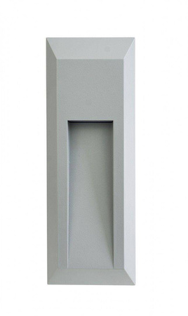 Su-ma oprawa ścienna zewnętrzna LED Mur 1,5W 150lm 2700K popielata IP65 2502B