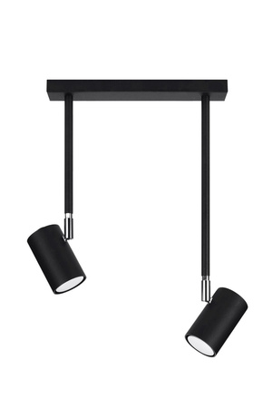 Sollux plafon (reflektorki) Norano 2 2xGU10 czarny SL.1075