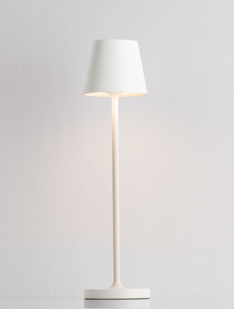 Luces Exclusivas lampa stołowa zewnętrzna LED Tercero Ø 7cm 2W 101lm 3000K IP54 wys. 28 cm biała LE73656