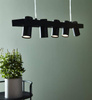 Markslojd żyrandol / lampa wisząca Torino 5xGU10 czarna 107784