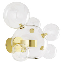 King Home Lampa ścienna CAPRI WALL 6 złota XCW9148-1B