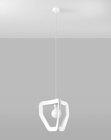 Sollux lampa wisząca Tres E27 biała SL.0929