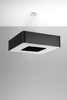 Sollux lampa wisząca Urano 80 8xE27 czarno/biała SL.0828