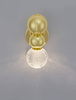 Luces Exclusivas kinkiet LED Ponce 4W 249lm 3200K złoty LE42705