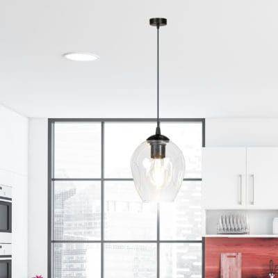 Emibig lampa wisząca Istar 1 E27 czarna 679/1