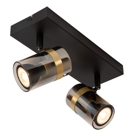 Lucide lampa sufitowa Upton 2xGU10 dymiony szary 57900/02/65