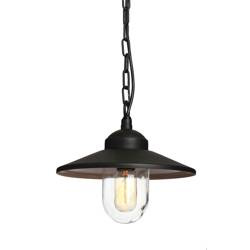 Elstead lampa wisząca zewnętrzna Klampenborg E27 czarna IP44 KLAMPENBORG8-BK