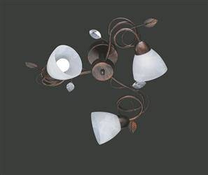 Trio plafon Traditio 3xE14 rdzawy 600700328