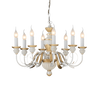Ideal Lux żyrandol / lampa wisząca Firenze 8xE14 biała 012872
