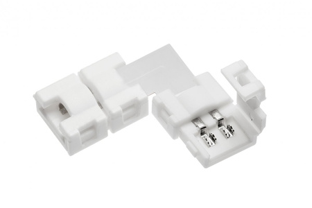 GTV złączka kątowa XC11 do taśm LED 8 mm LD-ZTKT8MM-02N600