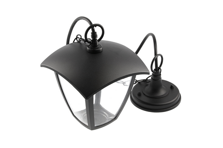 GTV kinkiet zewnętrzny Marina E27 czarny IP54 OS-MARINAH-00
