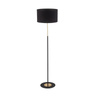 TK Lighting lampa podłogowa Lord E27 czarno/złota cm 5153