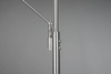 Trio lampa podłogowa LED Franklin 35W 4100lm + 6,5W 650lm 2700/3200/4000K srebrna ściemnialna 181cm 426510207
