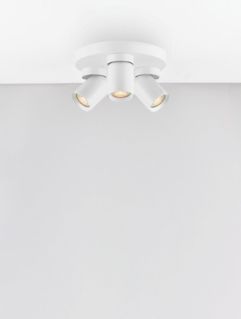 Luces Exclusivas lampa sufitowa LED Galvez GU10 3x10W IP20 biała LE44408