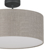 TK Lighting plafon Rondo 4xE27 czarno/beżowy 6247