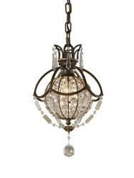 Elstead lampa wisząca Bellini E14 brązowa FE-BELLINI-P