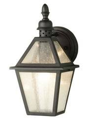 Elstead kinkiet zewnętrzny Polruan E27 czarny IP44 POLRUAN