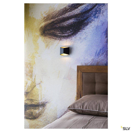 SLV kinkiet techniczny LED Cariso 11W 200lm 2700K czarny 151710