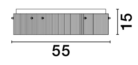 Luces Exclusivas lampa sufitowa LED Bajios ściemnialna Ø 55 cm 48W 4010lm 3000K IP20 czarna LE43650