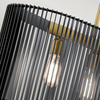Quintiesse lampa wisząca Linara 5xE27 czarno/mosiężna QN-LINARA-ISLE-BK