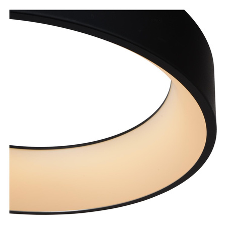 Lucide lampa wisząca Talowe LED Ø 60 cm 39W 3000K czarna 46400/42/30