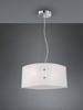 Trio żyrandol / lampa wisząca Elisa 2xE27 biało/srebrna 312200200