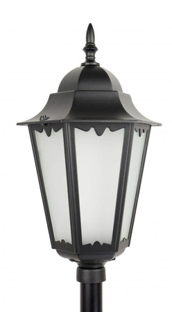 Su-ma lampa stojąca zewnętrzna Retro Classic II E27 czarna/patyna 115cm IP43 K 5002/2/H