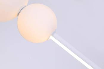 Azzardo lampa wisząca LED Sandra 3 48W 4800lm 3000K (ściemnialna) biała AZ4426