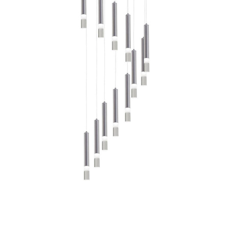 Milagro lampa wisząca LED Ice 12x(1W 70lm 4000K) 12W 840lm chromowana ML6162