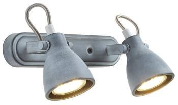 Candellux kinkiet (reflektorki) Ash 2xGU10 szary 92-64400
