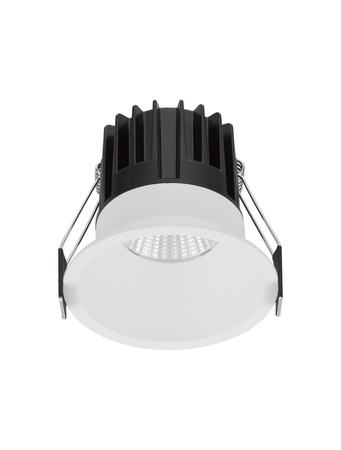 Luces Exclusivas oprawa sufitowa wpuszczana LED Aramiel Ø 8,5 cm 13W 1138lm 2700K IP20 biała LE65103