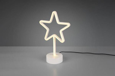 RL dziecięca lampka biurkowa LED Star 1W biała 30,5cm R55230101