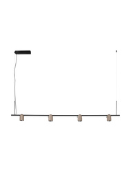 Luces Exclusivas lampa wisząca LED Bulobu ściemnialna 30W 1608lm 3000K IP20 czarno/złota LE44761