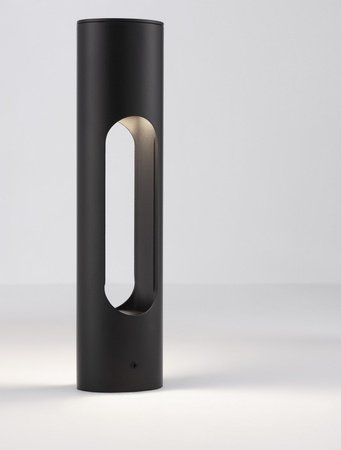 Luces Exclusivas lampa stojąca zewnętrzna LED Acatla Ø 8 cm 12W 372lm 3000K wys. 36 cm czarna LE73504