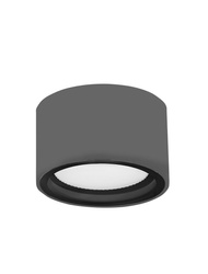 Luces Exclusivas lampa sufitowa zewnętrzna LED Mejorada Ø 10 cm 7W 423lm 3000K IP54 szara LE73540
