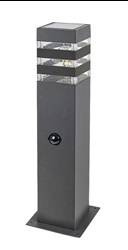 Rabalux lampa ogrodowa stojąca Ankara z czujnikiem ruchu E27 antracytowa IP44 77026