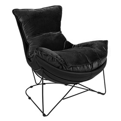 King Home Fotel OTILIA STAND VELVET czarny MSE01000302