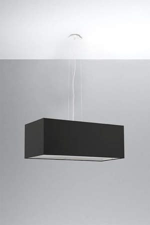 Sollux żyrandol / lampa wisząca Santa Bis 80 3xE27 czarno/biała SL.0780