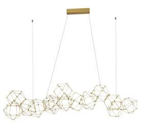 Luces Exclusivas lampa wisząca LED Asis 67W 4704lm 3000K złota LE41326